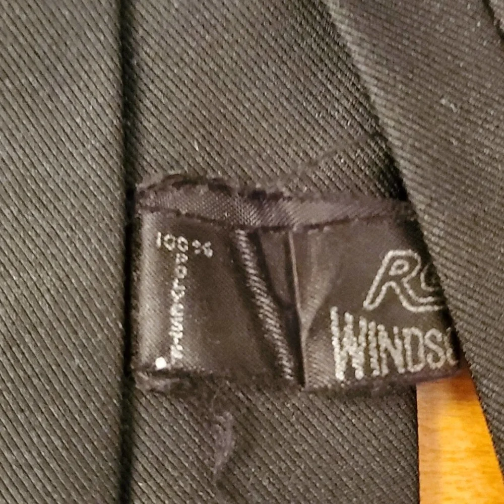 Set of 3 Black Clip-On Ties